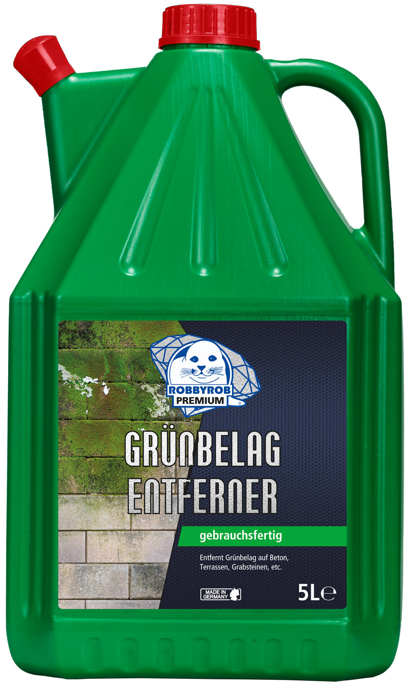 ROBBYROB PREMIUM Grünbelagentferner, gebrauchsfertig, 5 L Kanister