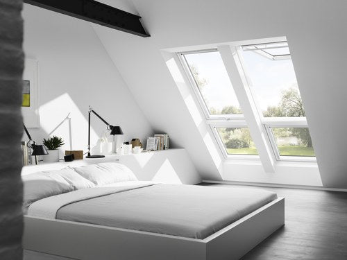 VELUX Klapp-Schwing-Dachfenster GPU PK06, THERMO, Aluminium, 94x118