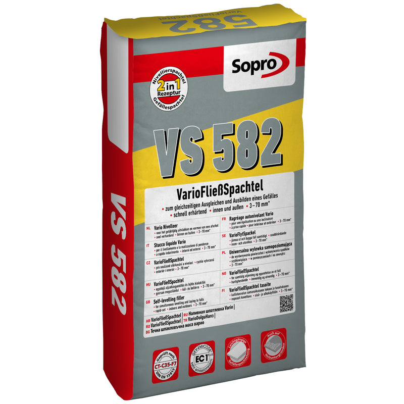 Sopro VarioFließSpachtel VS 582, Bodenausgleichsmasse, 25 kg