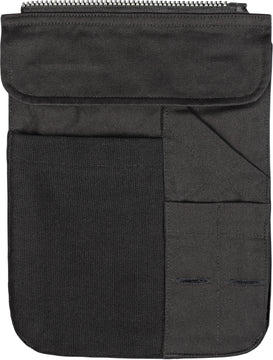 TRIUSO Rangertasche aus 100% Baumwolle, schwarz, 310 g