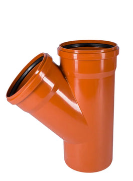 Ostendorf KGEA Einfachabzweig 200/200 PVC orangebraun