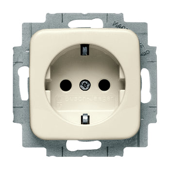 Busch-Jaeger Duro 2000 SI Schuko-Steckdose mit Kinderschutz, 71x71 mm
