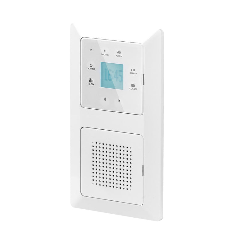 UNITEC UP-Radio mit Touchfunktion und Bluetooth, weiß glänzend
