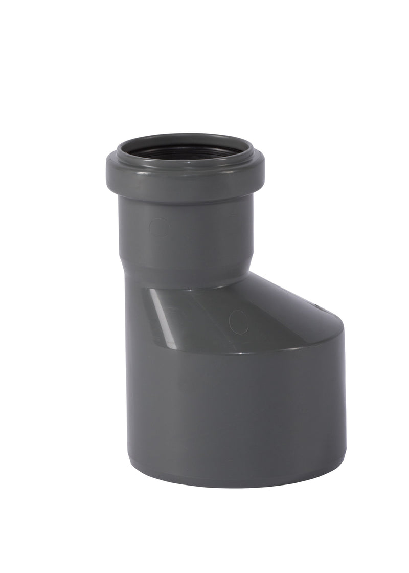 Ostendorf HTsafeR Reduktion DN 90/50 grau, PP Kunststoff