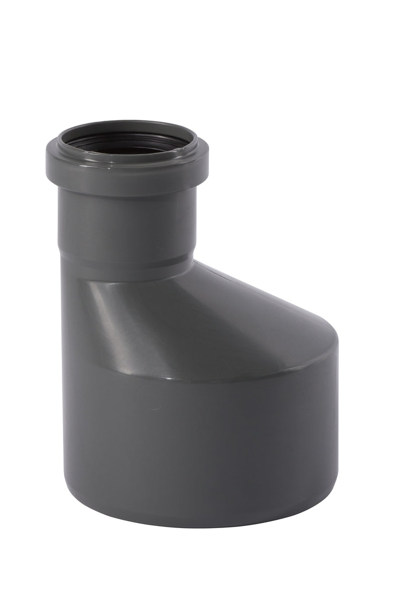 Gebr. Ostendorf Kunststoffe HTsafeR Reduktion DN 110/50 grau (PP)