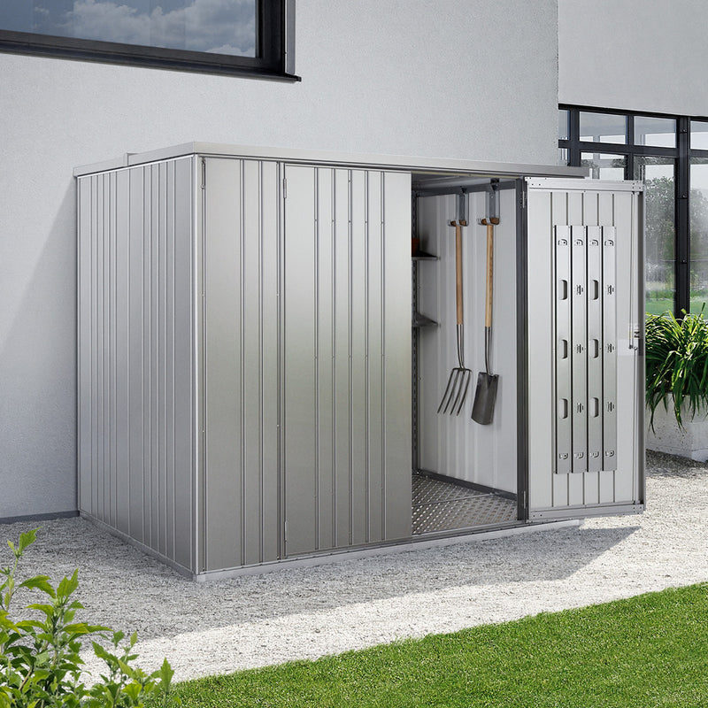 Biohort Geräteschrank Gr. 230 LARGE (228 × 155 × 184 cm) Silber-metallic