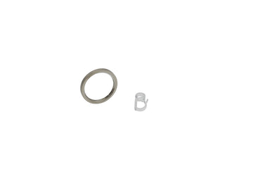 mydeco Flachring-Set Rivoli, edelstahl, passend Ø 20 mm, 10 Stück