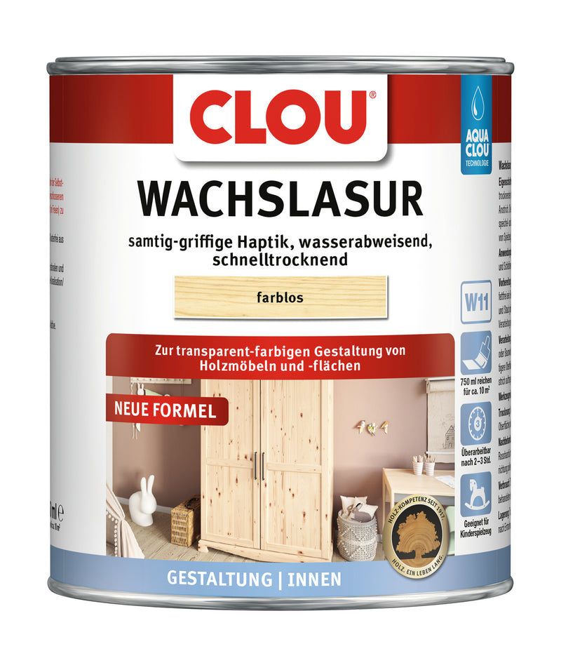ALPINA Aqua Wachs-Lasur W11 Nr. 0 farblos 750 ml