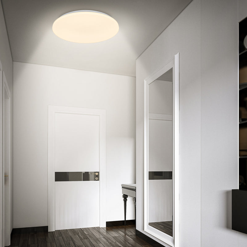 Briloner Deckenleuchte mit Mi-Sensor weiß Ø350 24 W inkl. LED-Platine