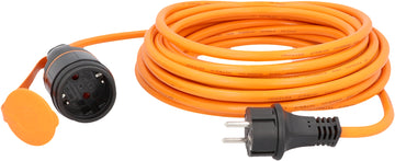 INTER-UNION Baustellen-Verlängerung IP44 H07BQ 5 m orange