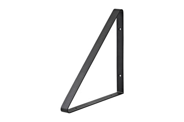 DOLLE Metallkonsole BERMUDA schwarz 250x250x30 mm, Befestigung mit Schrauben