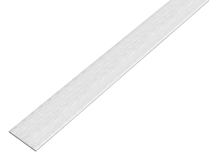 GAH ALBERTS Flachstange Aluminium hell edelstahloptik