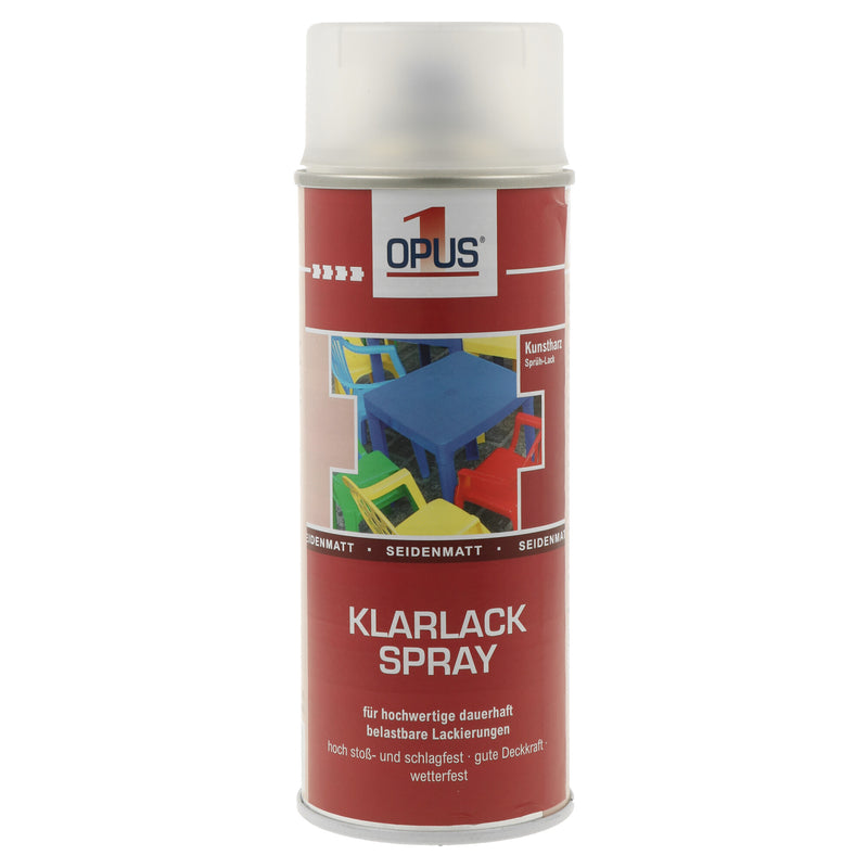 OPUS1 Lackspray Klarlack, lösungsmittelhaltig, farblos, seidenmatt