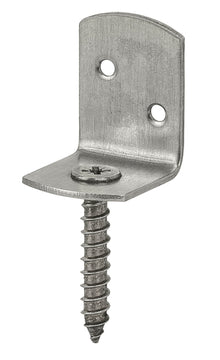 VORMANN Flechtzaunbeschlag ES 35 x 30 x 40 x 2,0 mm (Edelstahl V2A, silber)