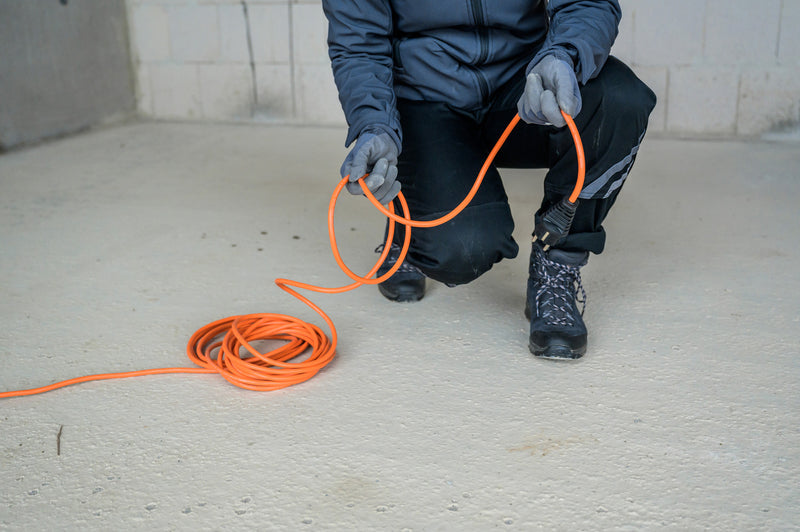 BREMAXX orange Verlängerungskabel IP44, 20 m, N05V3V3-F 3G1,5 Steck./Kuppl.