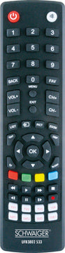 Schwaiger Universalfernbedienung 8 in 1, schwarz (Connect-Zubehör)