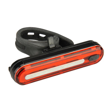 fischer LED-Rücklicht Akku 50 Dioden, schwarz inkl. Halter