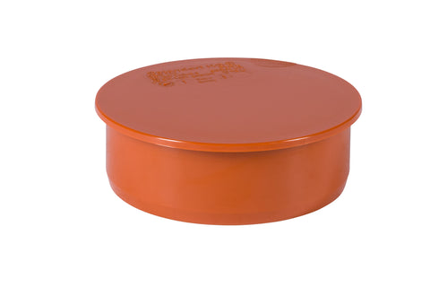Ostendorf KGM Muffenstopfen DN aus PVC, orangebraun
