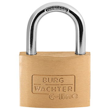Burg-Wächter Zylinder-Vorhängeschloss 222 45 C-Line aus Messing