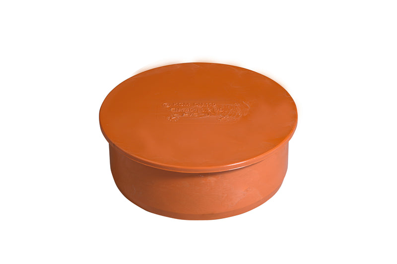 Ostendorf KGM Muffenstopfen DN aus PVC, orangebraun