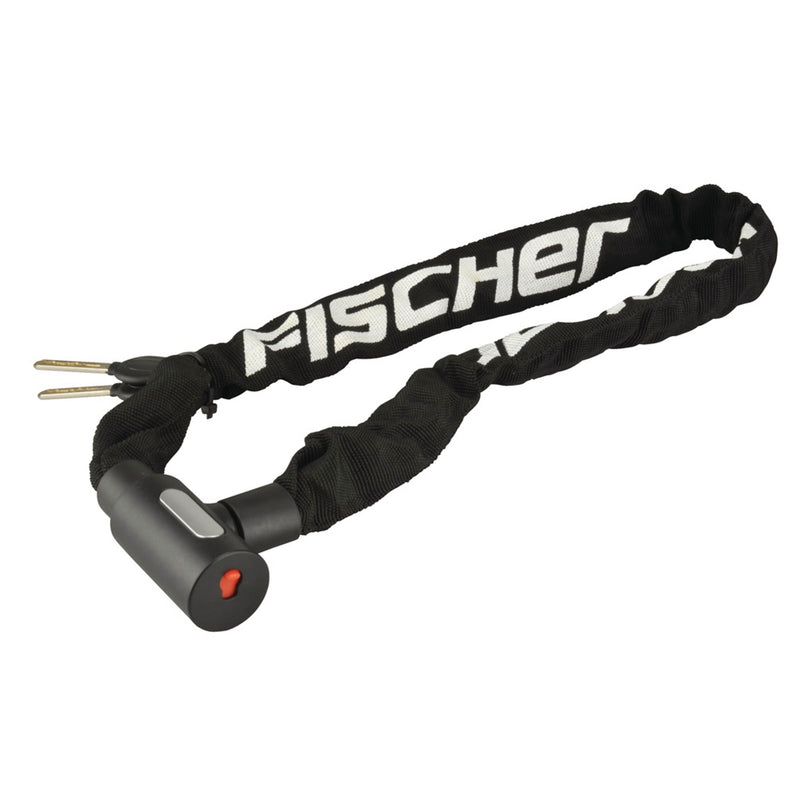 fischer SL4 Kettenschloss schwarz für Fahrräder, 900 mm Länge