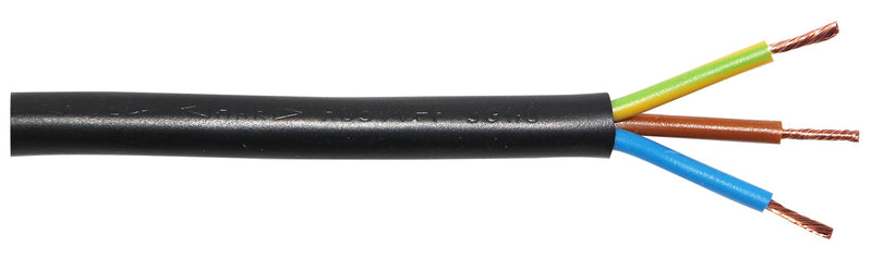 KABELEXPRESS H05 VV-F flexible Leitung 3G1,5 mm², 100 m Spule