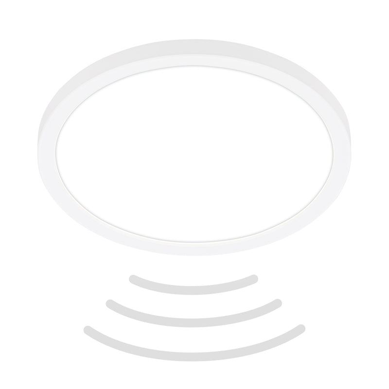 BRILONER Leuchten LED-Panel Ultra flat weiß, Ø 24 x 3 cm