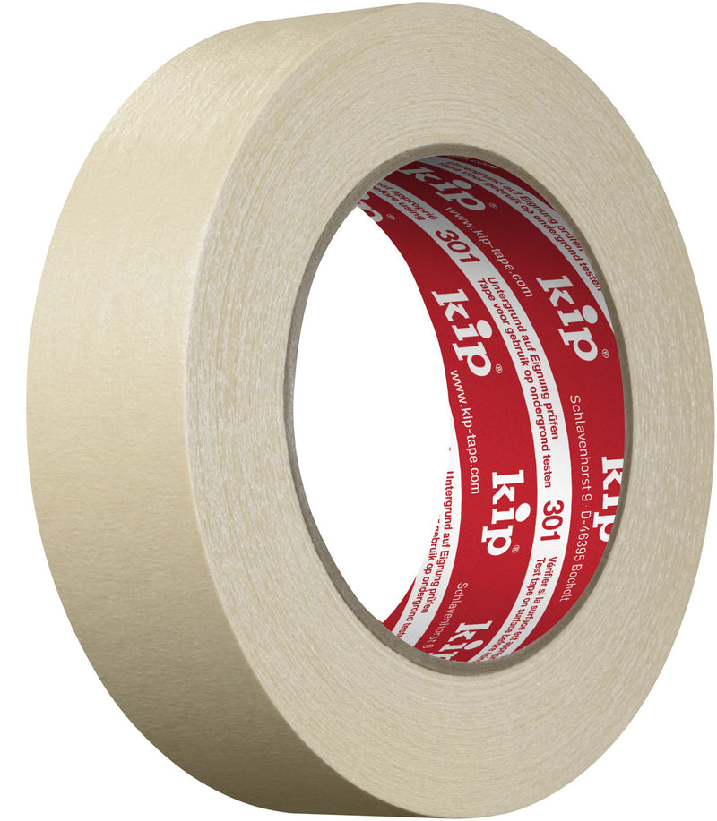 Kip Typ 301 Feinkrepp extra Abdeckband Papier natur, 30 mm x 50 m