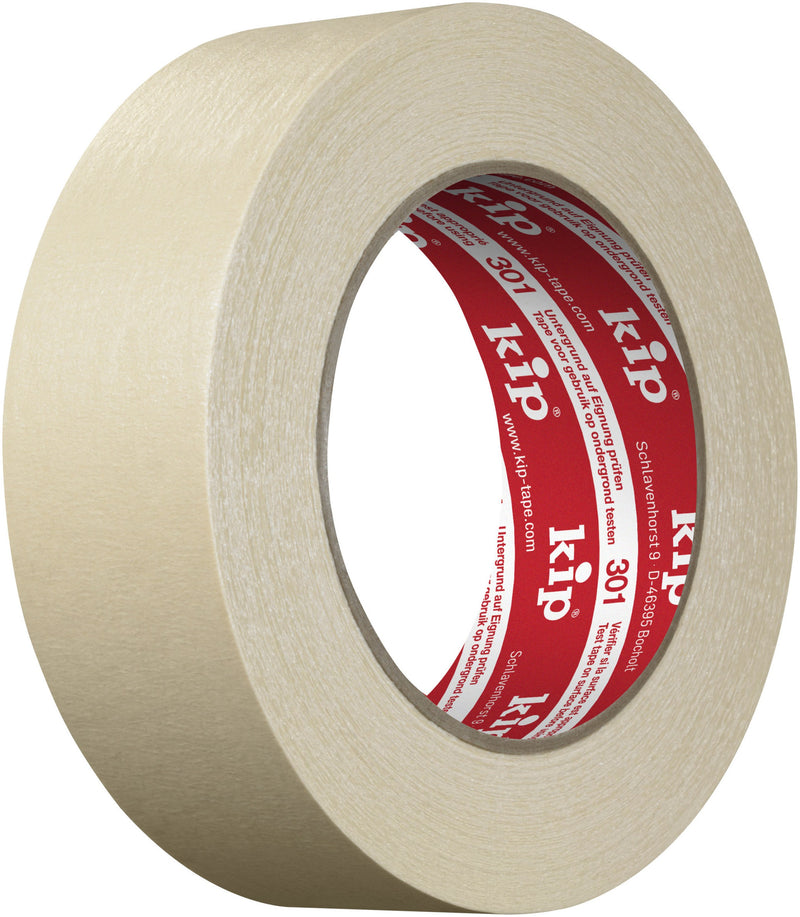 Kip Typ 301 Feinkrepp extra Abdeckband Papier natur, 36 mm x 50 m