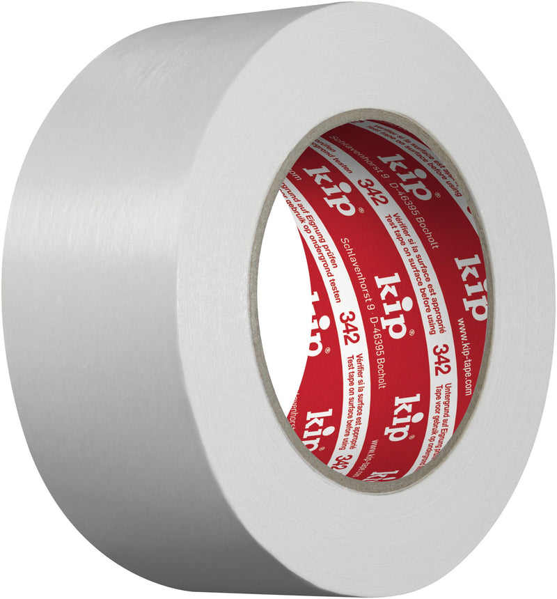 Kip Typ 342 Teppichband Gewebe beige, doppelseitiges Klebeband 50 mm x 25 m