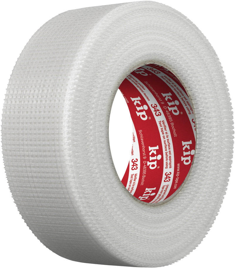 Kip Fugenband Typ343 48 mm, 90 m, selbstklebendes Glasfasergewebe, weiß