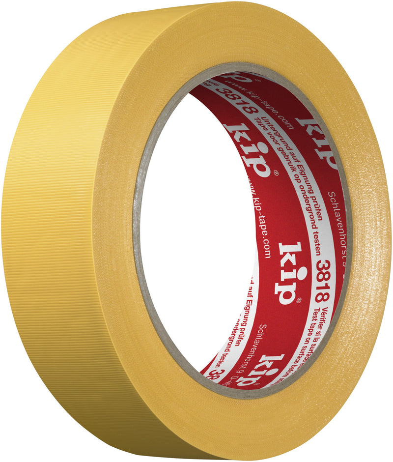 Kip Typ 3818 PVC-Schutzband gelb, quergerillt, 30 mm x 33 m