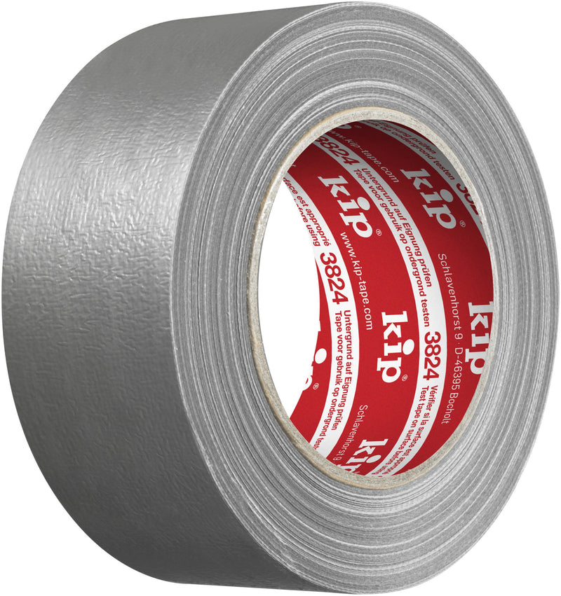 Kip Steinband silber, 50 mm x 50 m, Typ 3824, Gewebeband