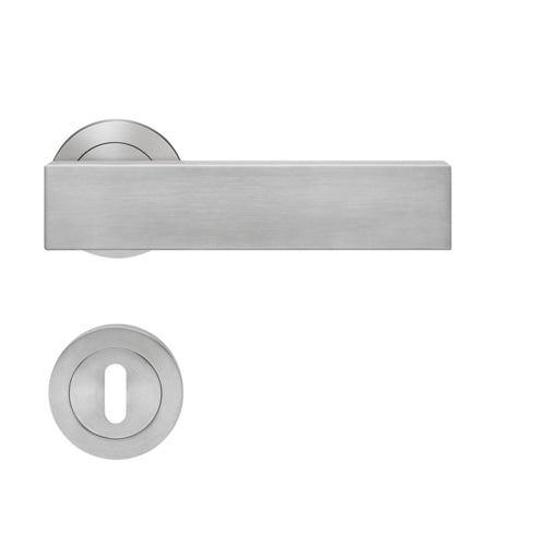 KARCHER DESIGN Rosettengarnitur Milano ER52 ES matt (Edelstahl matt), 3-tlg.