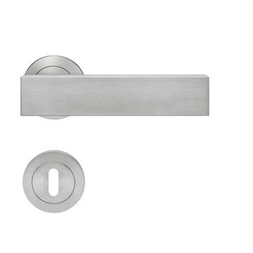 KARCHER DESIGN Rosettengarnitur Milano ER52 ES matt (Edelstahl matt), 3-tlg.
