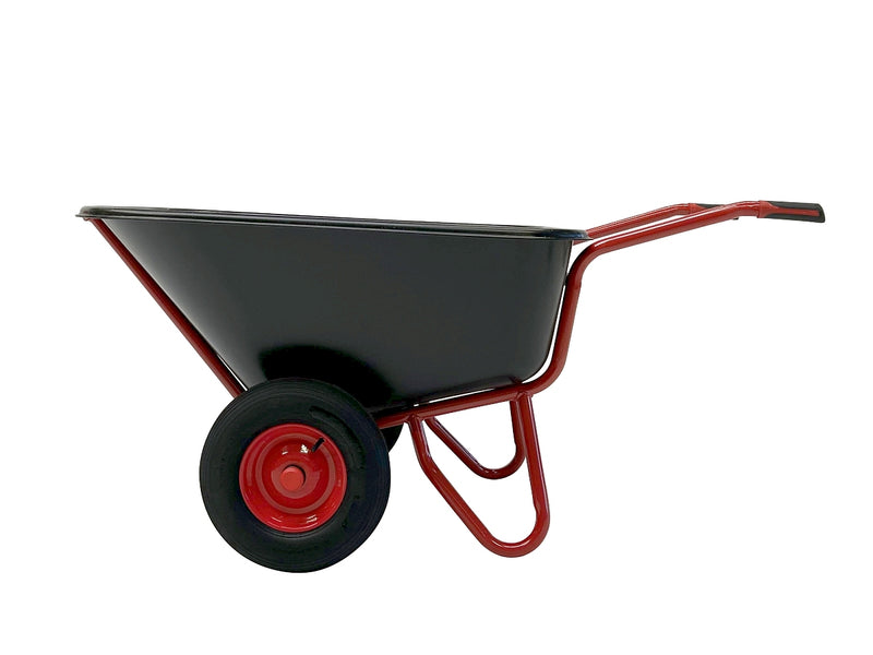 Growi Compactkarre Action 250 l schwarz/rot mit 2-Rad-Untergestell