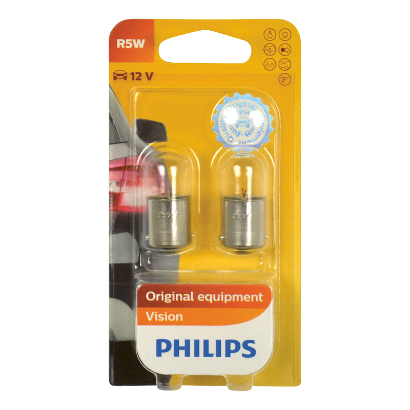 PHILIPS Original R5W Autolampe 12 V, 5 W (2 Stück)