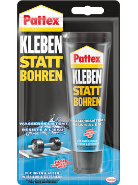 Pattex Kleben statt Bohren Montagekleber wasserresistent weiß