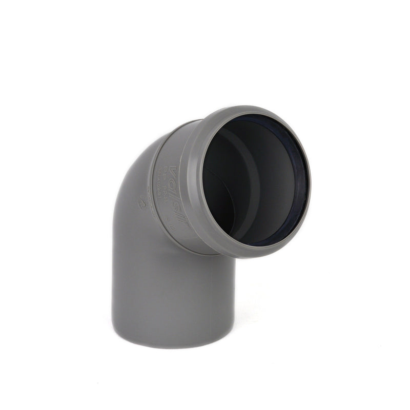 Peter van Eyk HTB Bogen DN 110 PP, grau, 67°