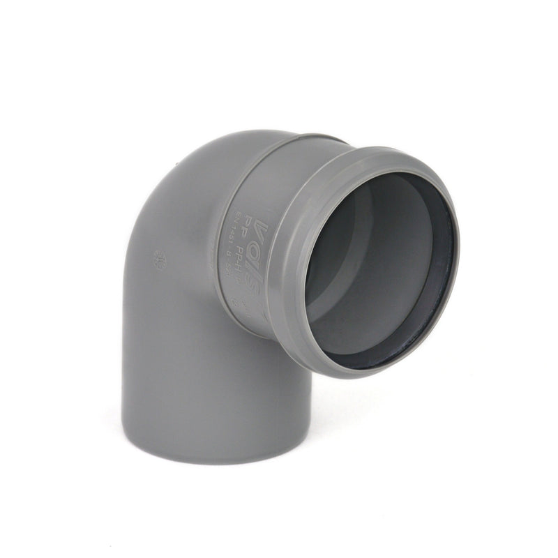 Peter van Eyk HTB Bogen DN 110 PP, grau, 87°
