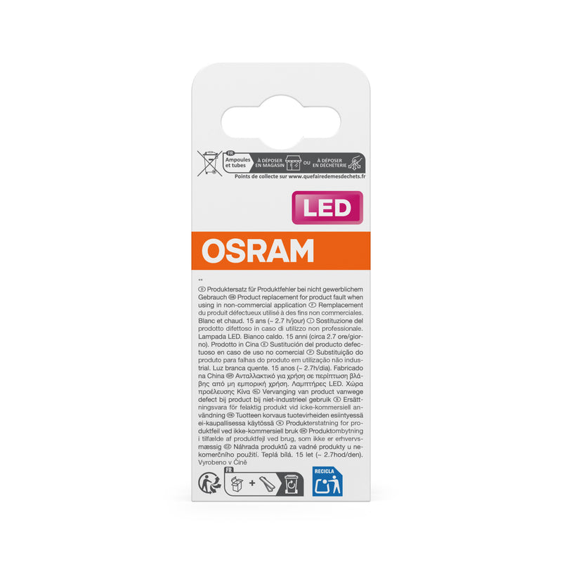 LEDVANCE CLA Leuchtmittel LED Cla P25 E14 1,8W klar warmweiß
