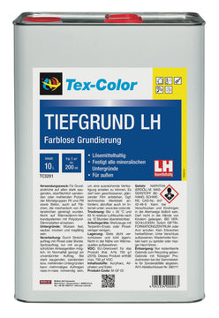 Tex-Color TC3201 Tiefgrund farblos für Putz & Farbe, 5-l-Kanister