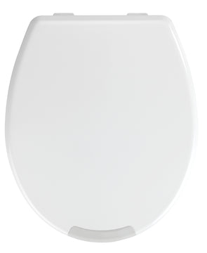 WENKO WC-Sitz Secura Comfort in Weiß aus Duroplast, Easy-Close