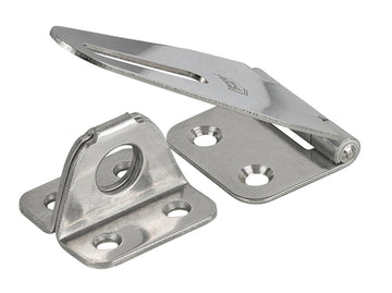 August Vormann Sicherheitsüberfalle ES 110×37×1,5 mm mit Ösenplatte rostfrei