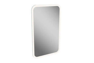 FACKELMANN Mini-LED-Wandspiegel 45x73 cm, rechteckig, kaltweiß