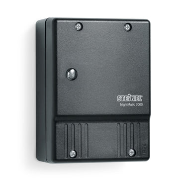 STEINEL Night Matic 2000 scharzw Dämmerungsschalter IP54 außen