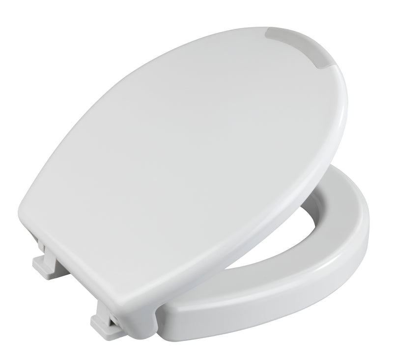 WENKO WC-Sitz Secura Comfort in Weiß aus Duroplast, Easy-Close