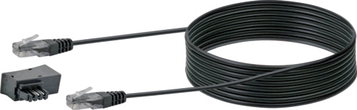 Schwaiger DSL Adapterkabel TAE auf RJ45 8P2C schwarz