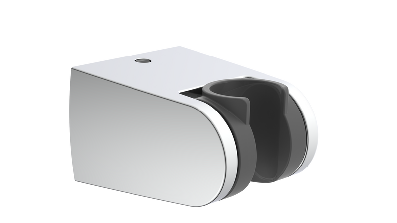 Schütte BH-3PR Wandhalter aus Metall in Chrom, Brausehalter