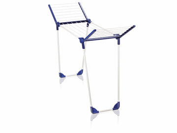 Leifheit Pegasus 120 Solid Compact Standtrockner, weiß/blau